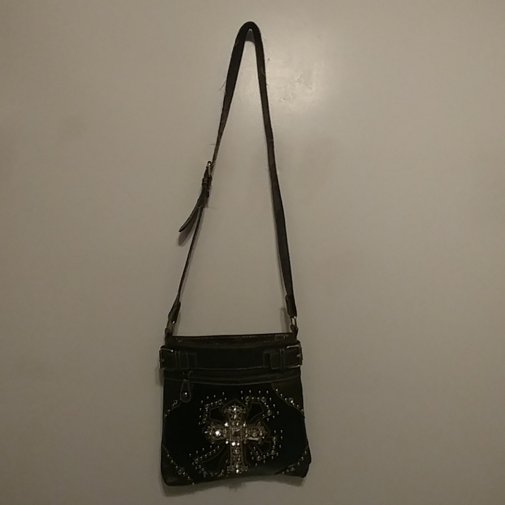 Crossbody embellished purse